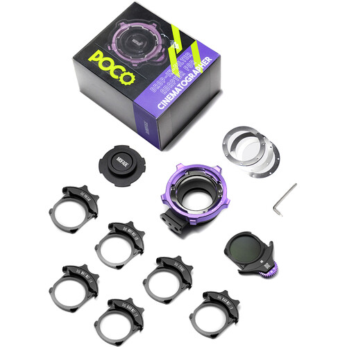 Kit Avançado de Adaptador de Montagem de Lente com Filtro Drop-in