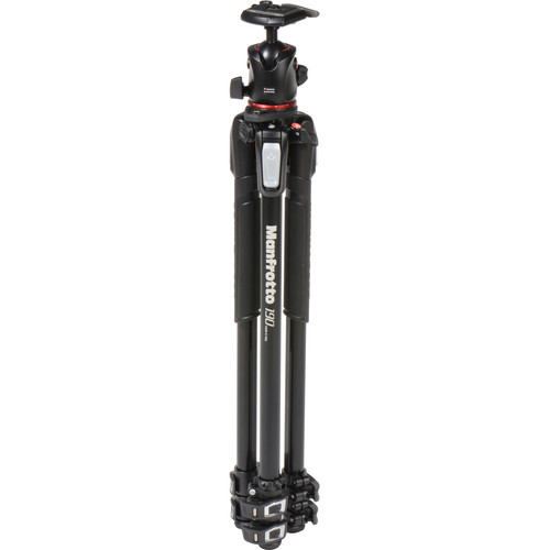 Tripé Manfrotto MK190XPRO3-BHQ2 com cabeça esférica XPRO e placa