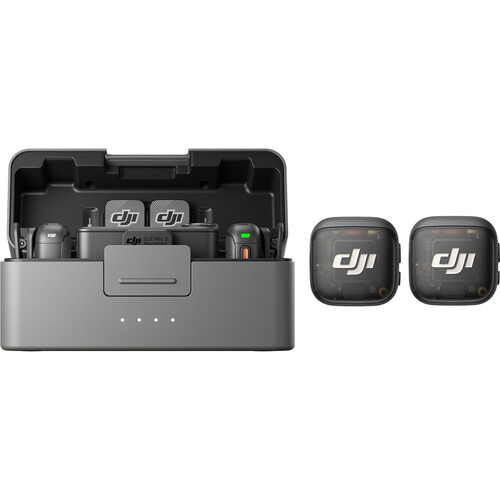 DJI Mic 3 - Kit Completo com 2 Microfones de Lapela sem fio e 1
