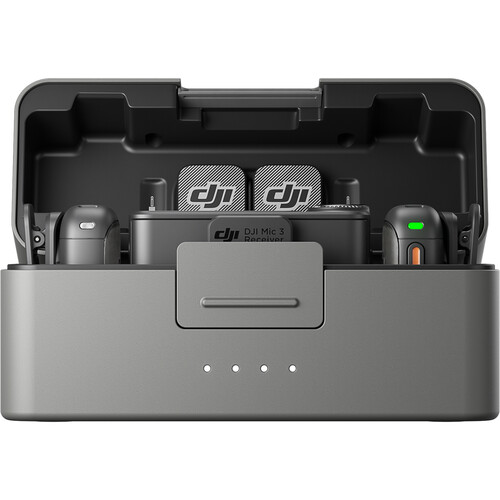DJI Mic 3 - Kit Completo com 2 Microfones de Lapela sem fio e 1