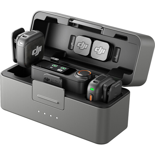 DJI MIC（マイク） 3 DJI Mic 3 - Kit Completo com 2 Microfones de Lapela sem fio e 1