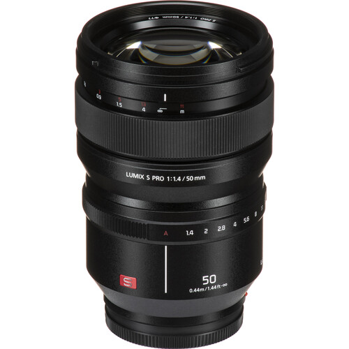 【美品】LUMIX S PRO 50mm F1.4 S-X50 Lente Panasonic Lumix S PRO 50mm f/1.4 - Loja dos Marios