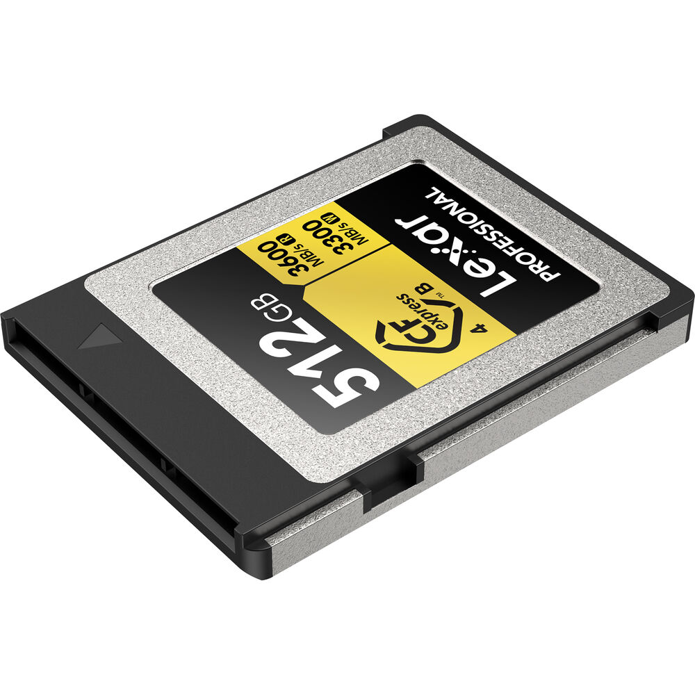 Cartão de memória Lexar Professional GOLD CFexpress 4.0 Tipo B de