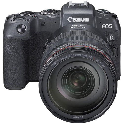 Canon EOS RP com RF 24–105mm f/4L IS USM — vista complementar