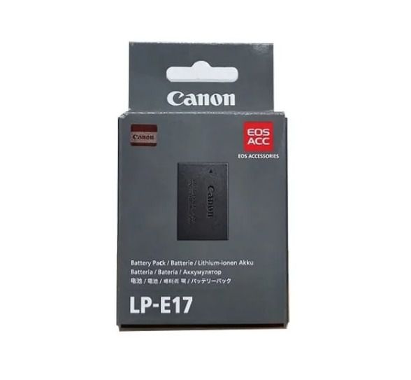 Bateria CANON LP-E17 (Câmeras RP, 77D, T7i, T6i, SL2, SL3, R10)t - Loja dos  Marios