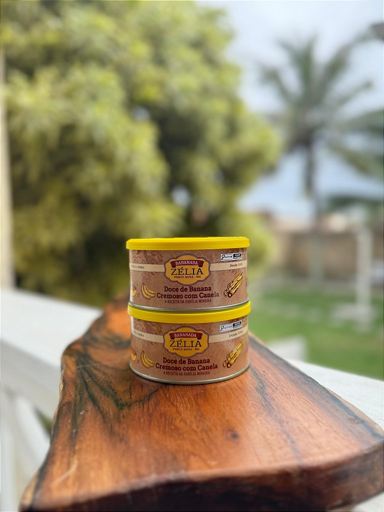 Bananada com Canela Lata - 400g - Zélia - Deliart Brasil