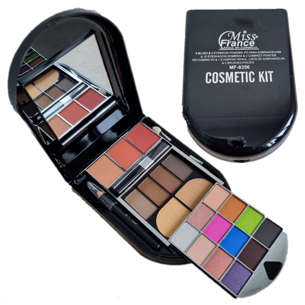 Miss France - Kit de Maquiagem Oval MF8356 - 01 - Distribuidora