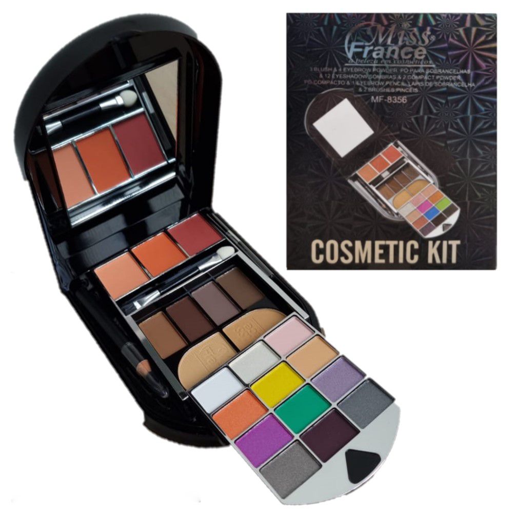 Miss France - Kit de Maquiagem Oval MF8356 - 02 - Distribuidora