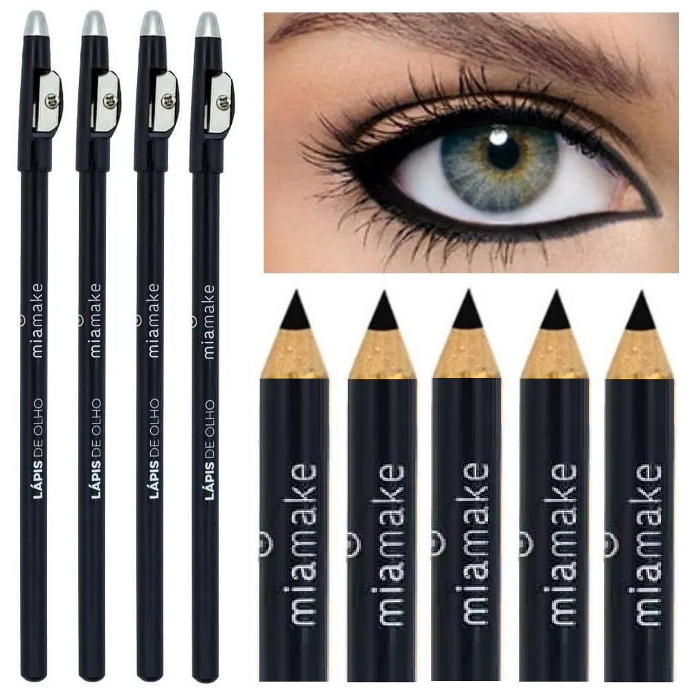Mia Make - Lapis de Olho Preto com Apontador 282 - 144 Unid
