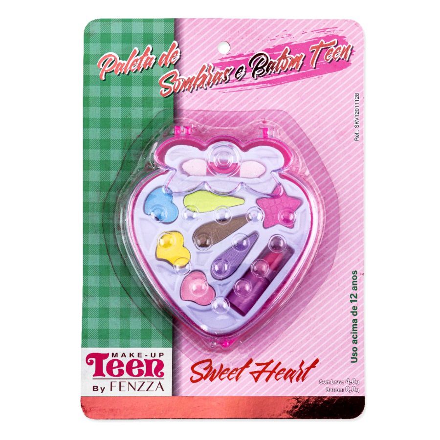 Kit de Maquiagem Infantil Teen Grande Atacado 22 x 16 cm Sweet