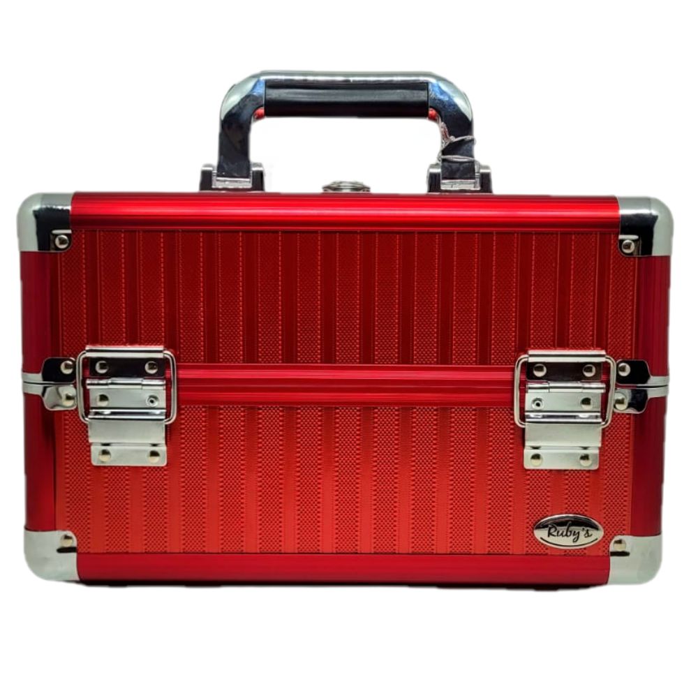 Ruby's - Maleta de Maquiagem 30 x 18 - FS-1160FF - Vermelha