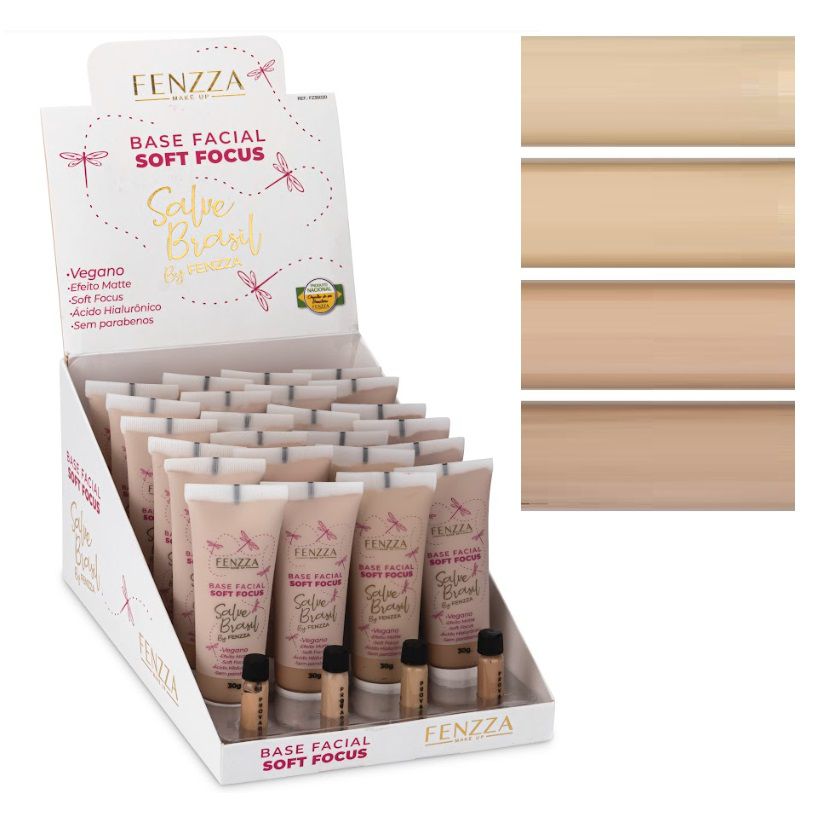 Fenzza - Base Facial Vegana Soft Focus FZ35020 - 24 Unid