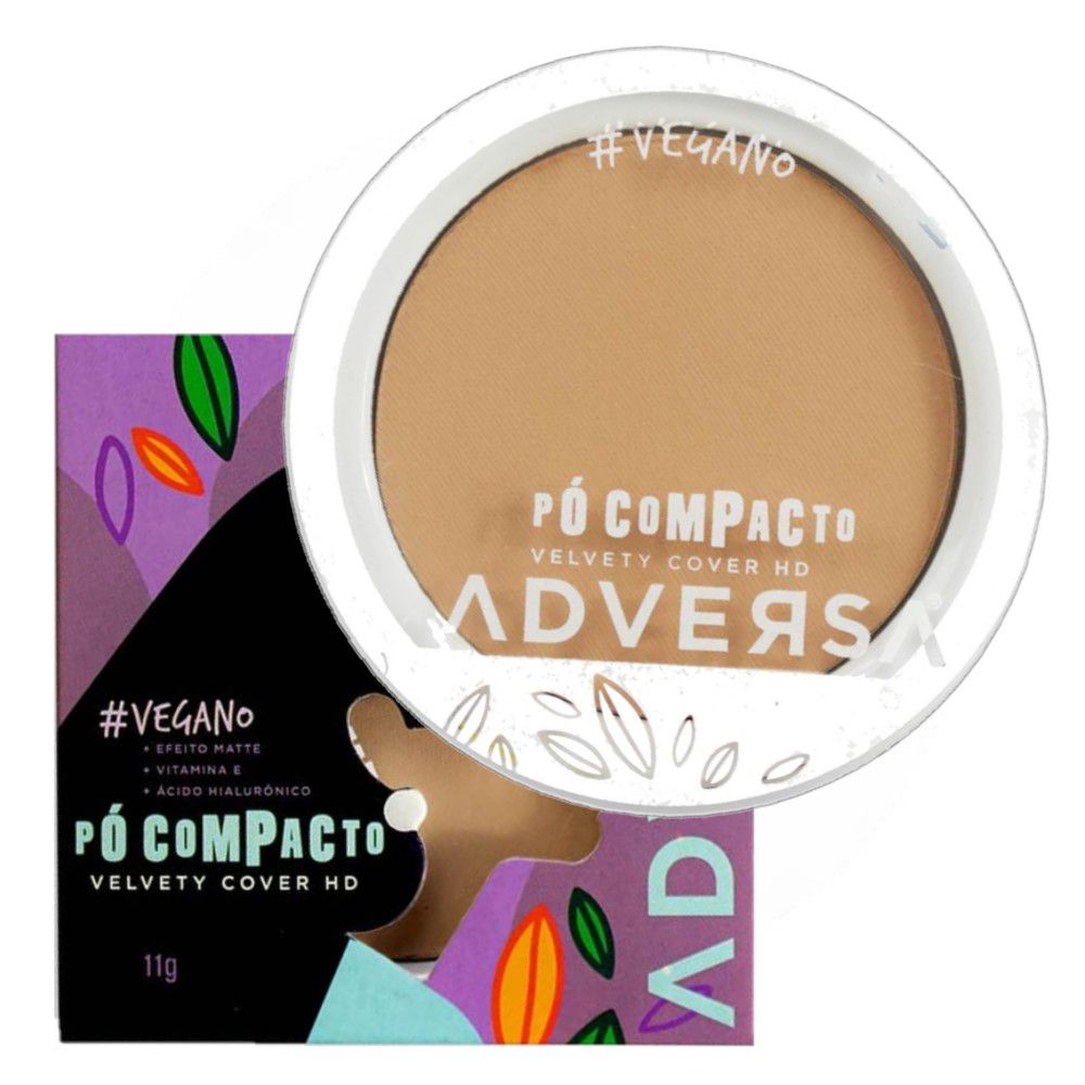Adversa - Pó Compacto Velvety Cover HD - Distribuidora JCF