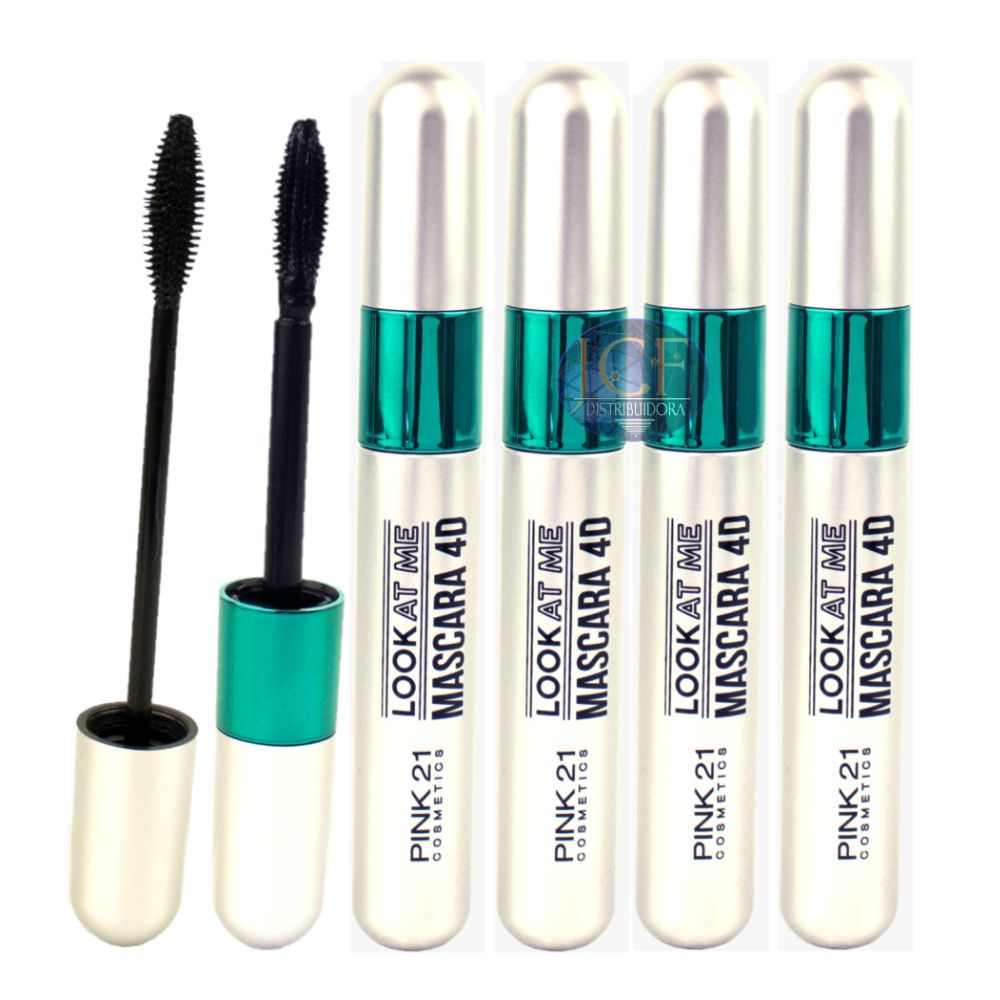 PINK21 - Mascara de CIlios 4D 2 em 1 CS2338 - 24 UND