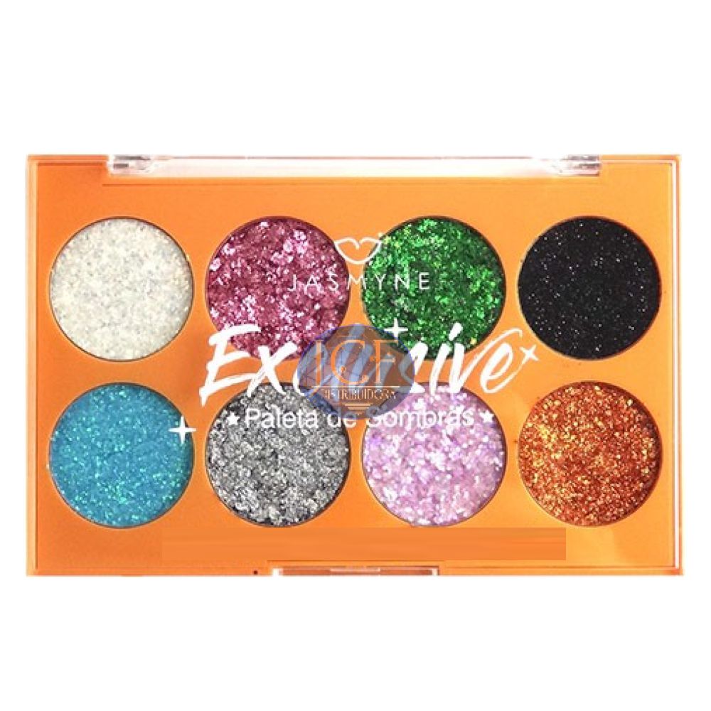Jasmyne - Paleta de Sombras Glitter Exclusive JS01058 A