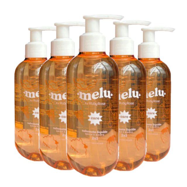Sabonete Liquido 2 em 1 Melu em Atacado Ruby Rose RR4002