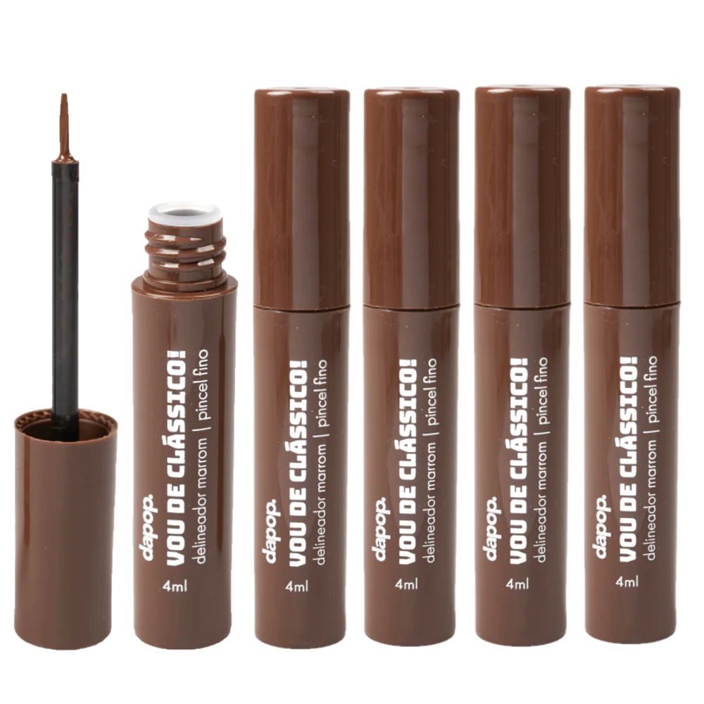 Dapop Delineador Marrom Vou De Classico DP2214 6und
