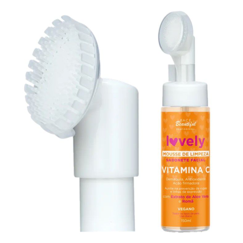 Face Beautiful - Mousse de Limpeza Facial - Kit C/04 Stds