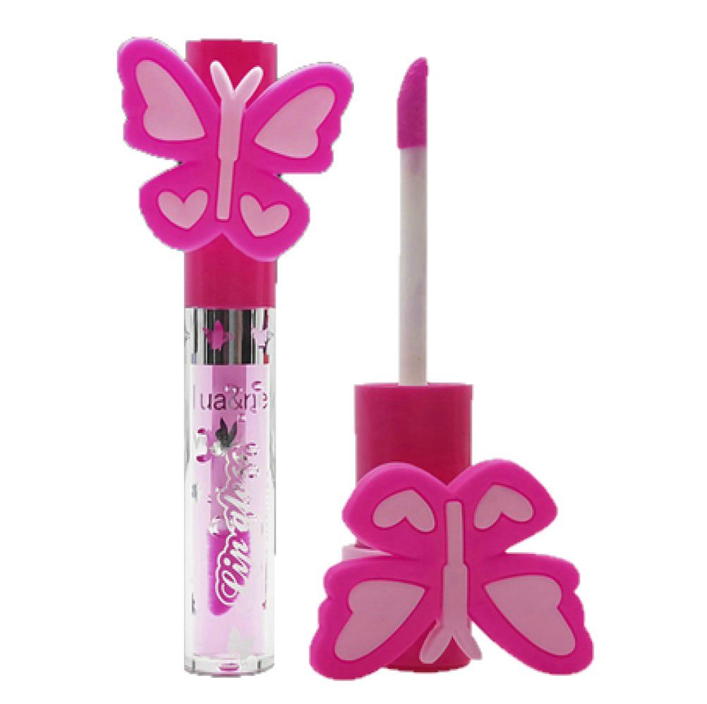 Lua e Neve 0 Lip Gloss Espelhado Borboleta - 24 Unid