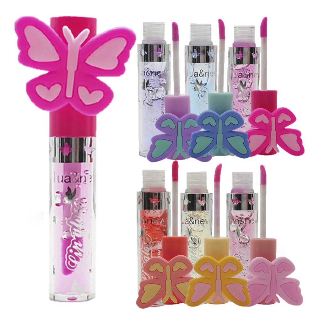 Lua e Neve 0 Lip Gloss Espelhado Borboleta - 24 Unid