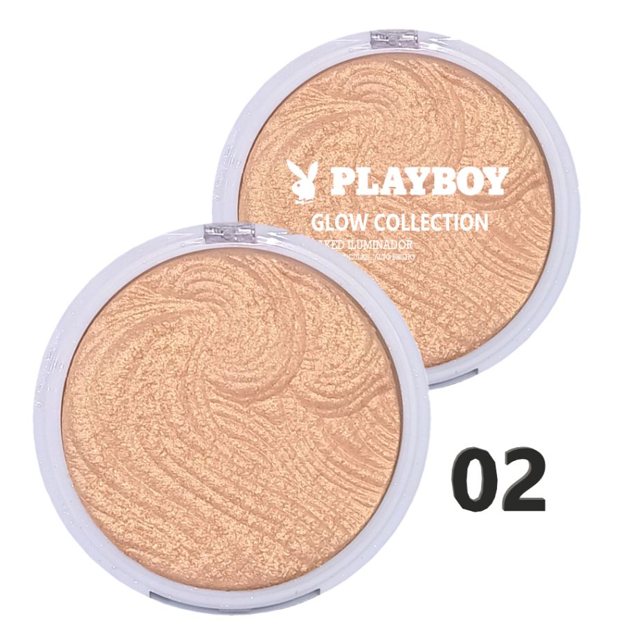 Playboy - Iluminador Glow Collection HB102447 - Kit C/3 Und