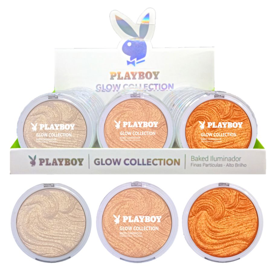 Playboy - Iluminador Glow Collection HB102447 - Kit C/24 Und