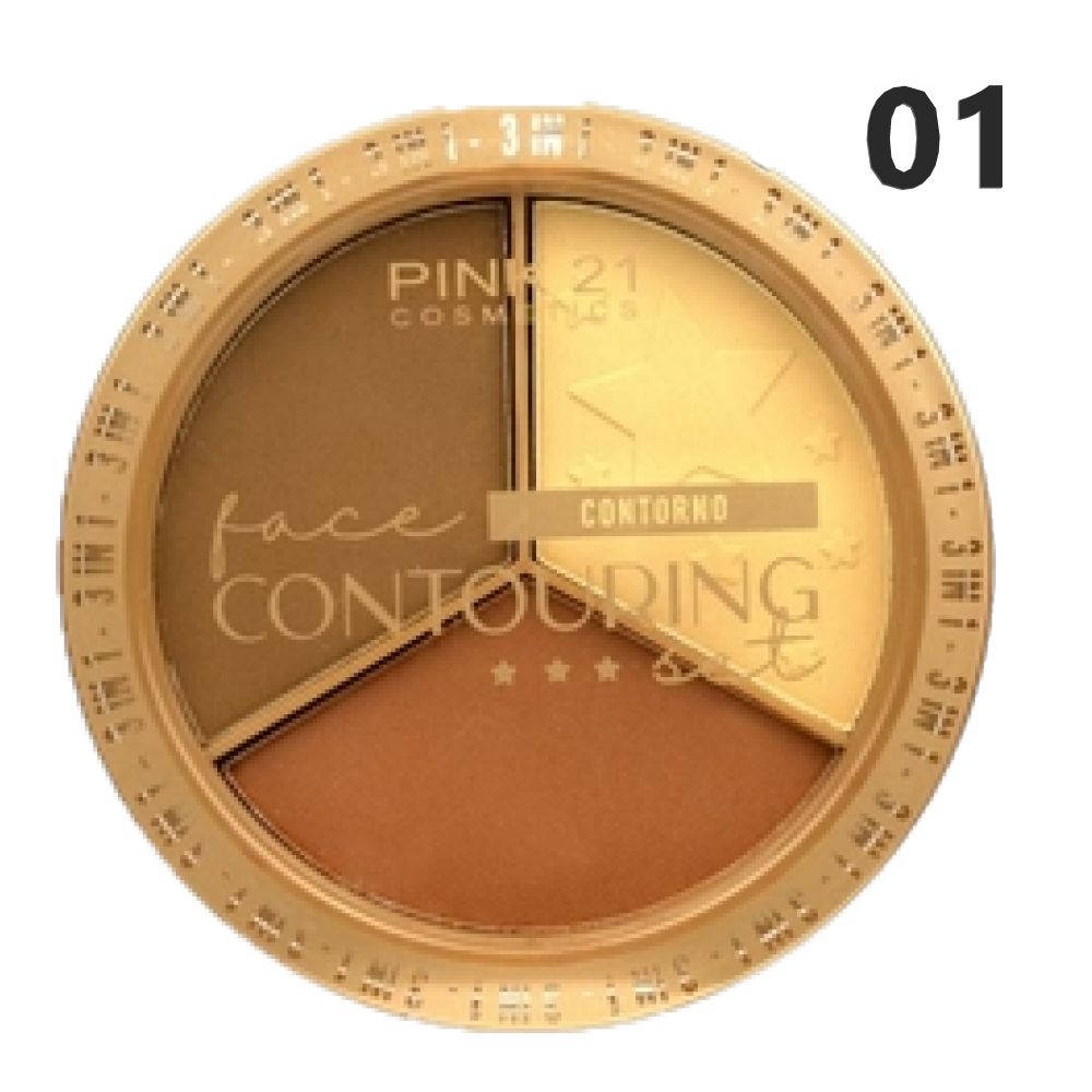Pink21 - Trio de Contorno CS4040 - Kit C/24 Und ( Validade: 07