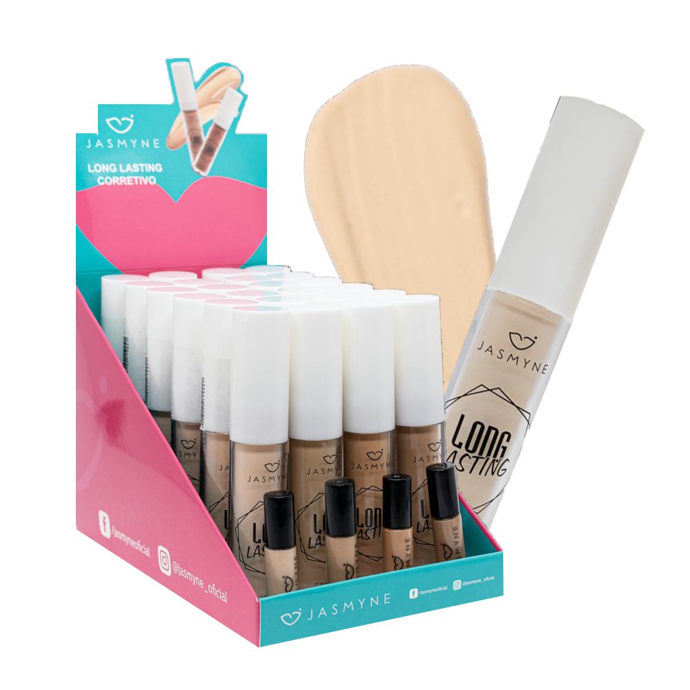 Jasmyne - Corretivo Long Lasting JS08021A -Kit C/24 Und