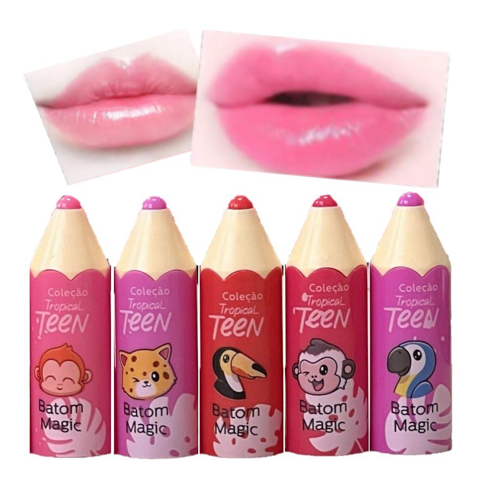 Jasmyne - Batom Lápis Magic Tropical Teen JSJ03037 - 24 UND