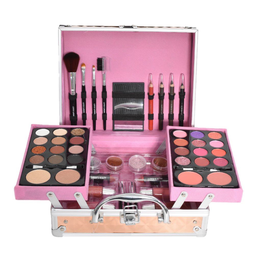 Sarahs Beauty - Maleta de Maquiagem Enchanting S6381 A - Gold