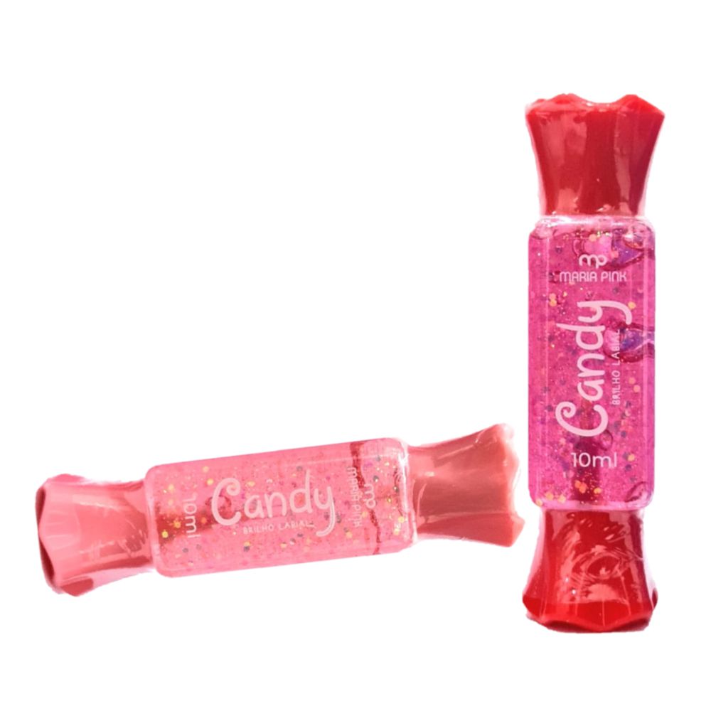 Maria Pink - Brilho Labial Candy MP10039 - Box C/24 UND
