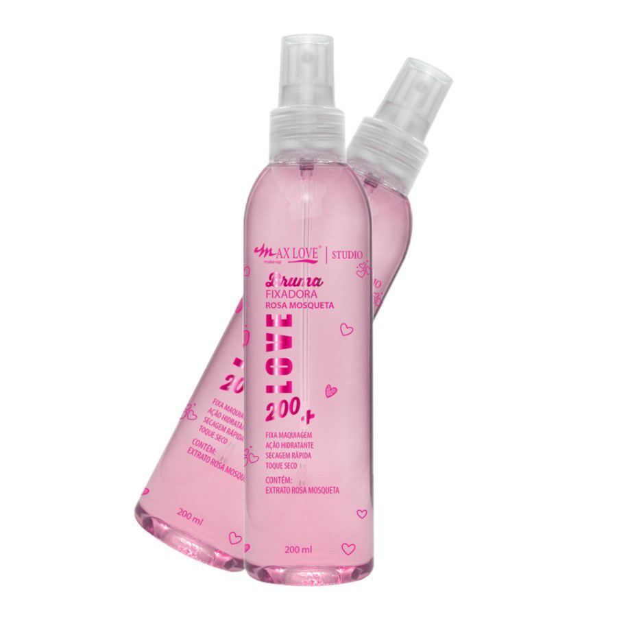 Max Love - Bruma Fixadora Rosa Mosqueta - Kit C/06 UND