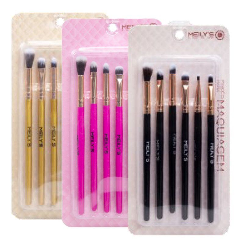 Meily's - Kit 6 Pinceis para Maquiagem MKP-178 - 12 Kits