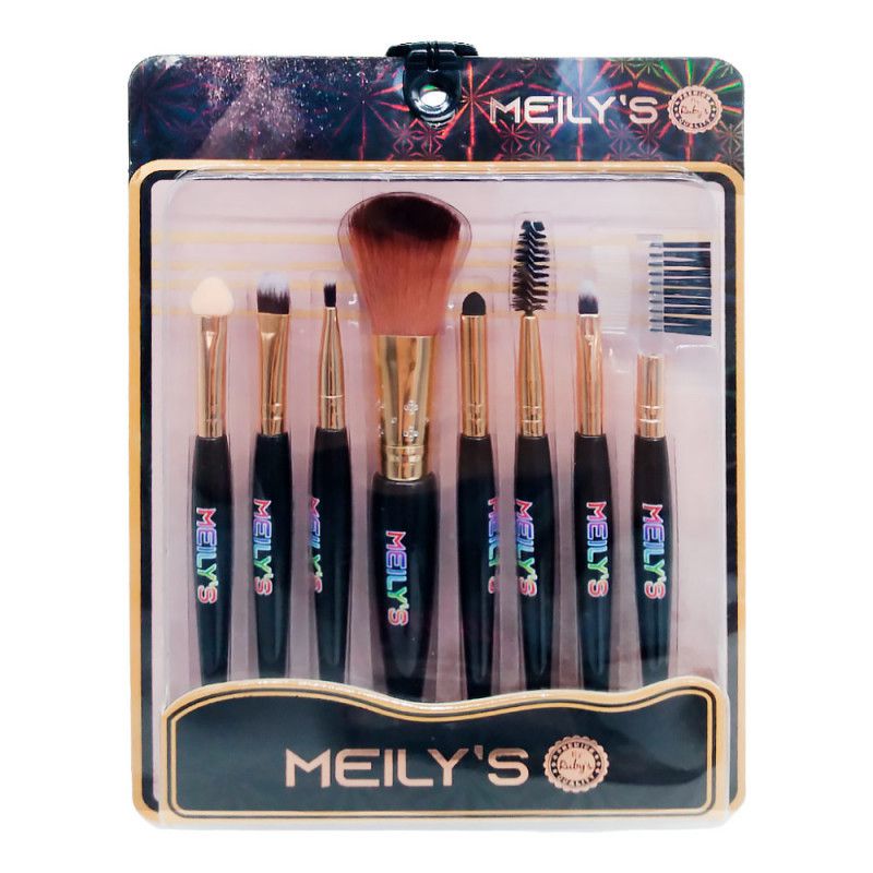 Meily's - Kit 8 Pinceis para Maquiagem MKP146 - 12 Kits