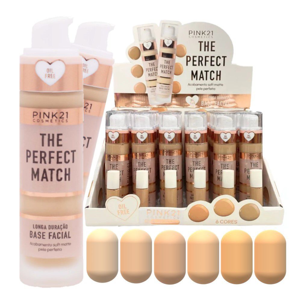 Pink 21 - Base The Perfect Match Soft Matte CS4404 - 24 Und