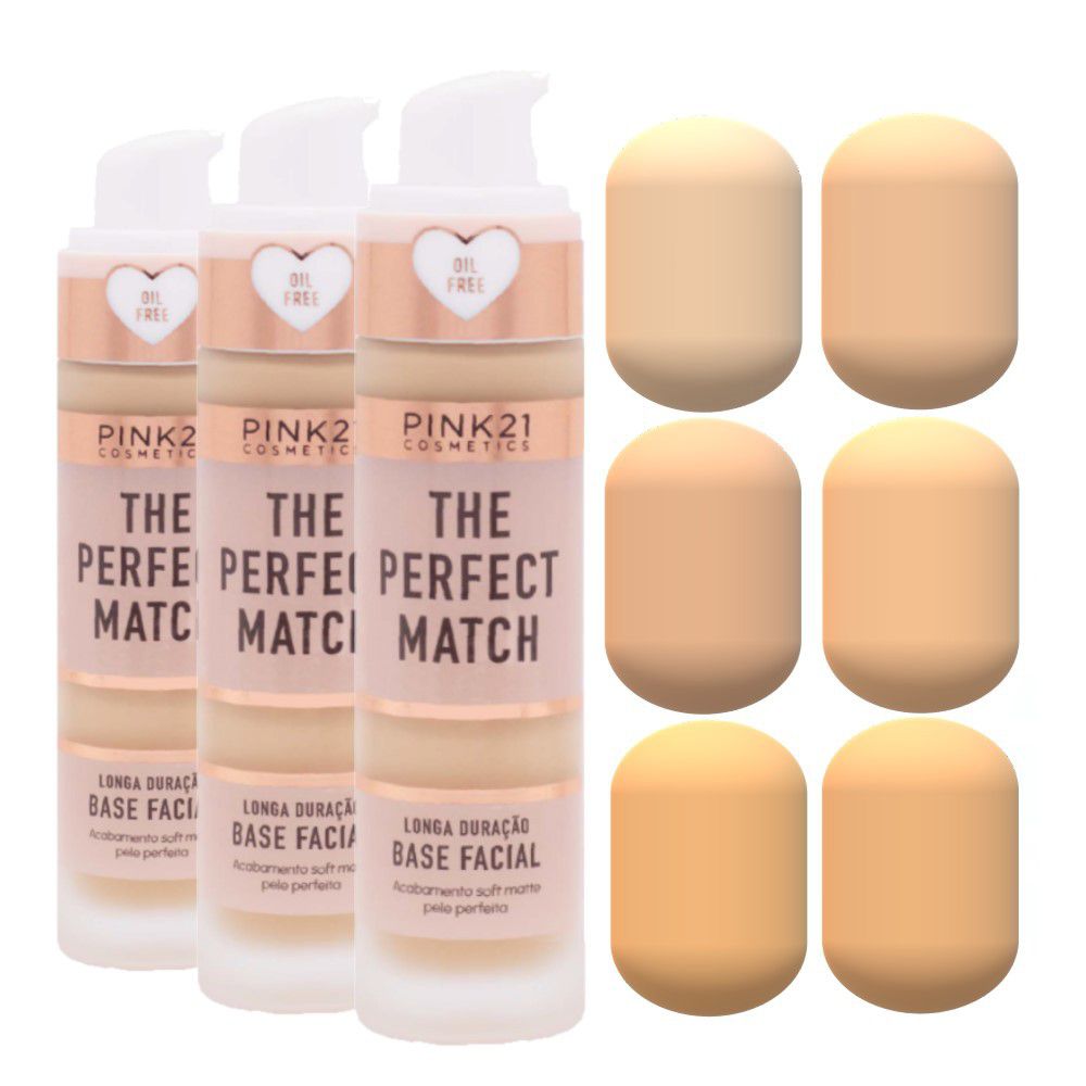 Pink 21 - Base The Perfect Match Soft Matte CS4404 - 6 Und