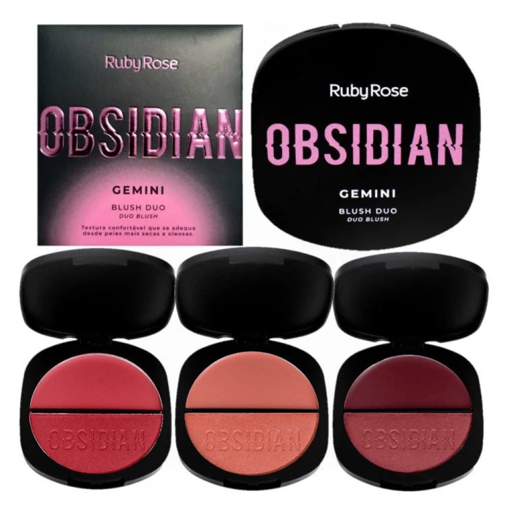 Ruby Rose - Blush Duo Gemini OBSIDIAN HB1000 G1 - Distribuidora