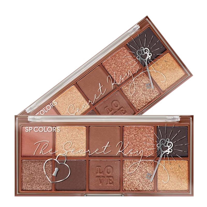 SP Colors - Paleta de Sombras Secret Key SP304 A e B - 12 Un