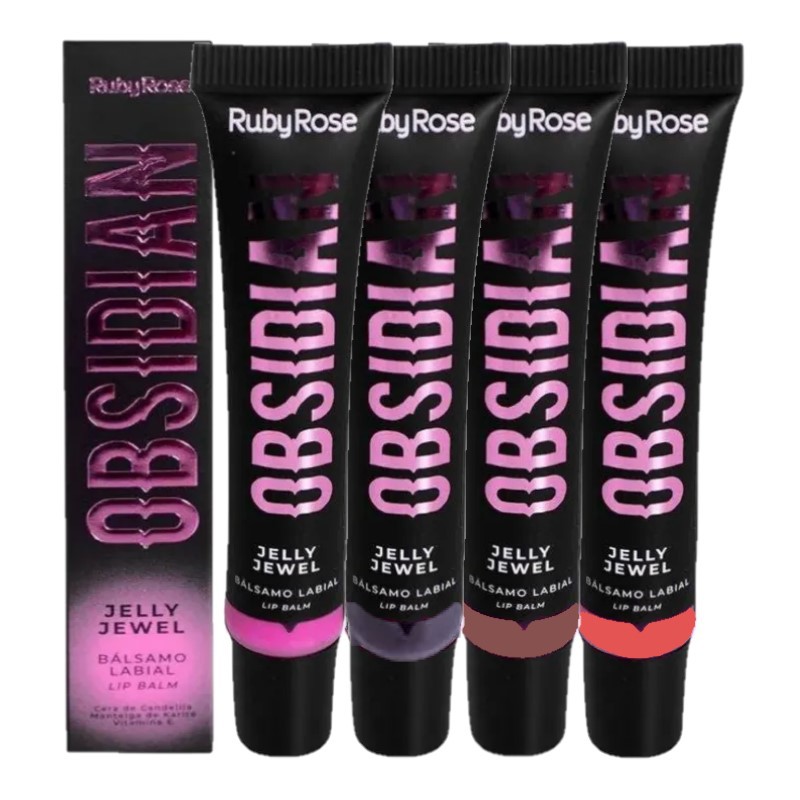 Ruby Rose - Lip Balm Obsidian HB7400 JASPER - Distribuidora JCF