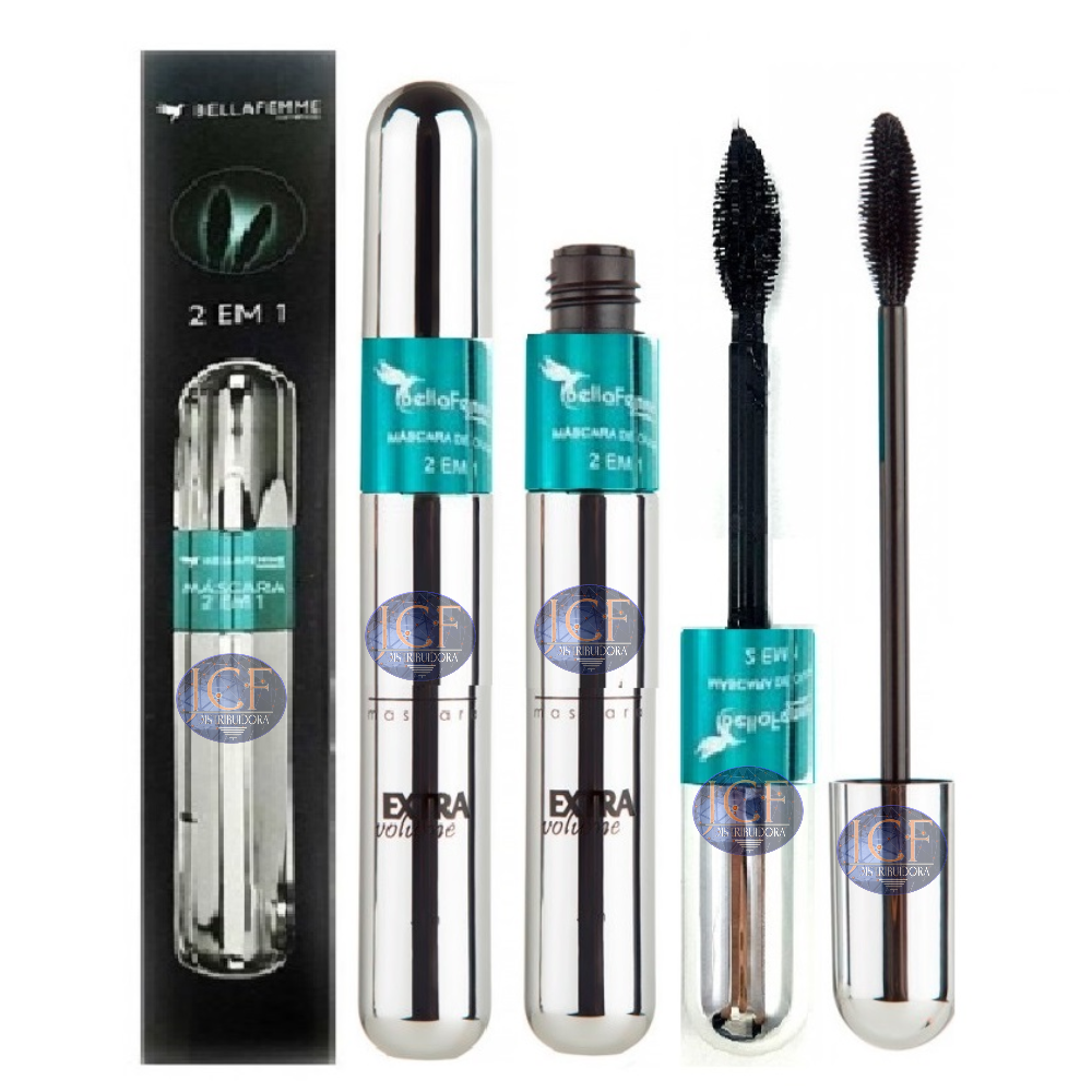 Bella Femme - Mascara De Cilios 2 em 1 BF10046 - Distribuidora JCF