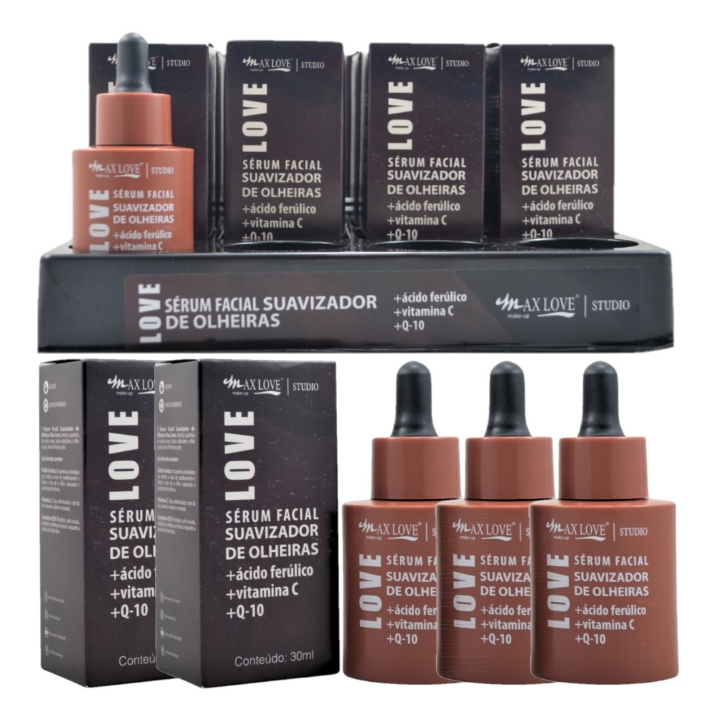 Max Love - Serum Suavizador de Olheiras - 24 Und - Distribuidora