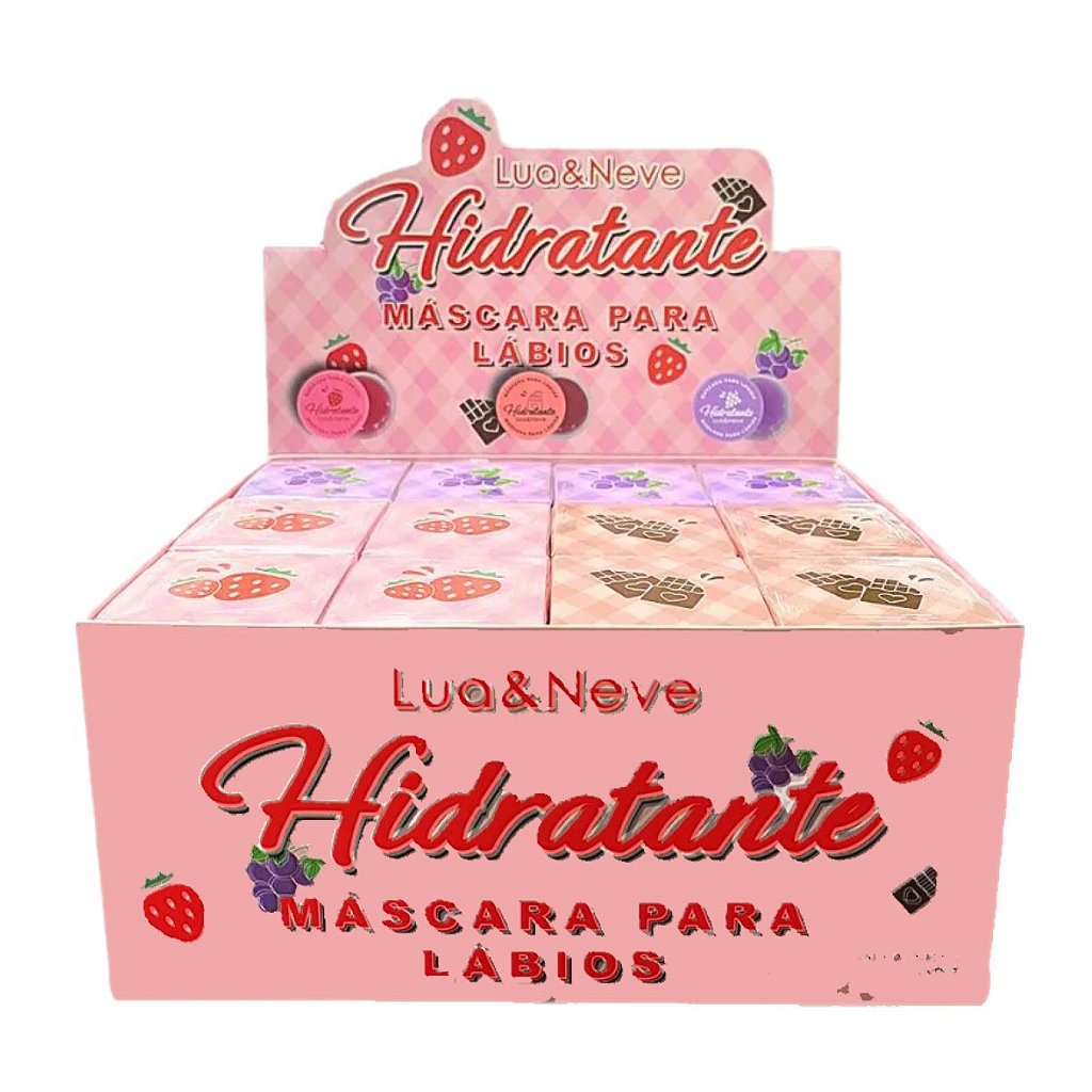 Lua e Neve - Mascara Hidratante Labial LN02517 - 24 Und