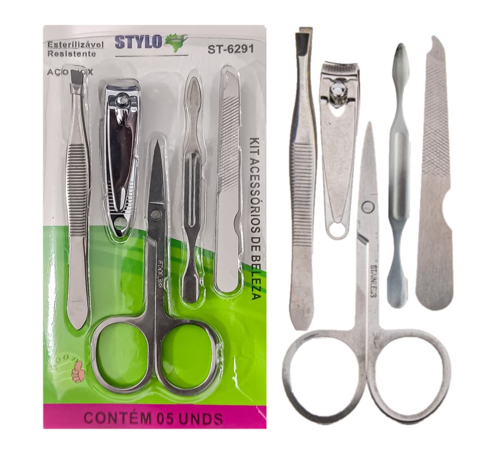 Kit Acessórios de Beleza Stylo ST6291 - Distribuidora JCF