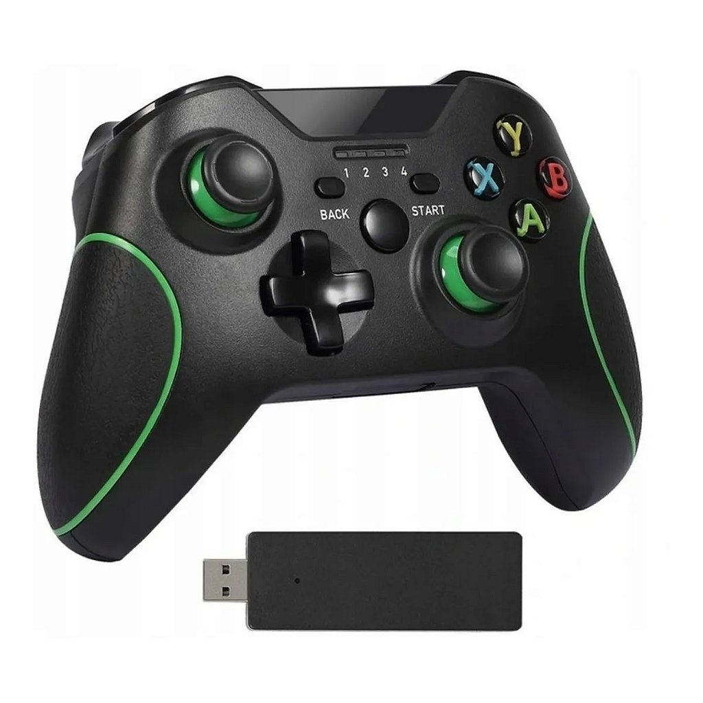 Controle Joystick Sem Fio Receptor USB para Xbox One Ps3 PC Android -  Camura Online - Loja de Informática