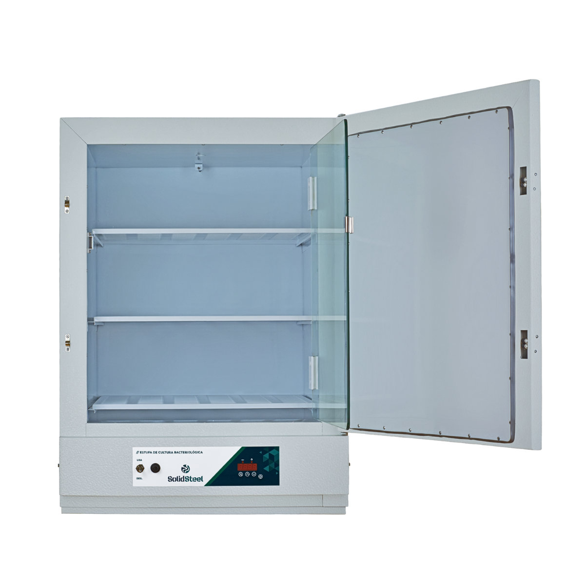 Estufa de secagem SolidSteel – gabinete em aço carbono com pintura epóxi