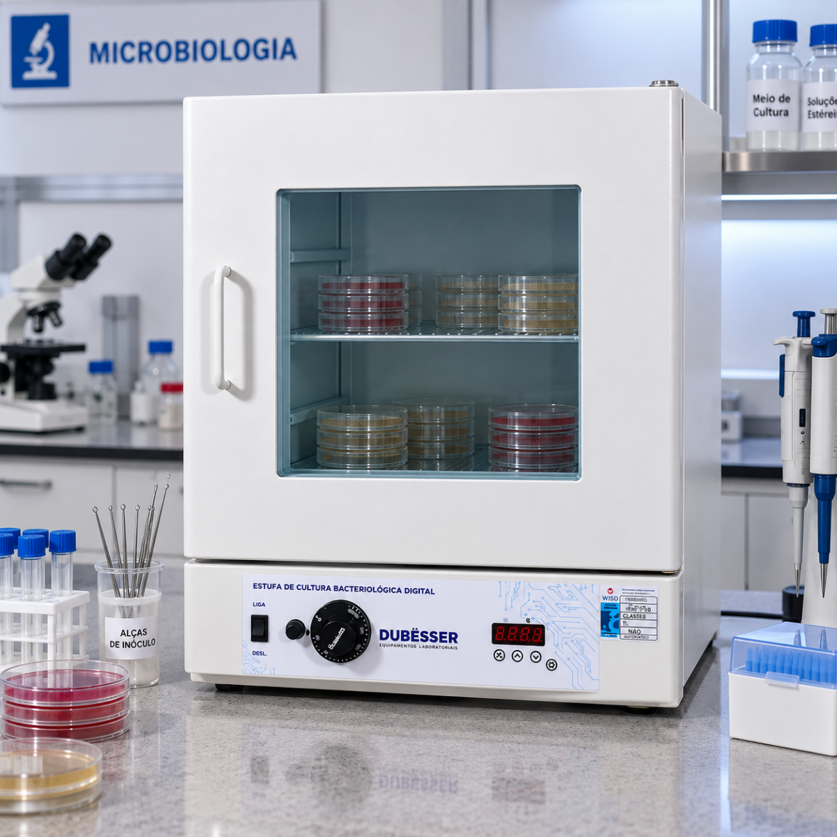 Estufa de secagem SolidSteel – gabinete em aço carbono com pintura epóxi