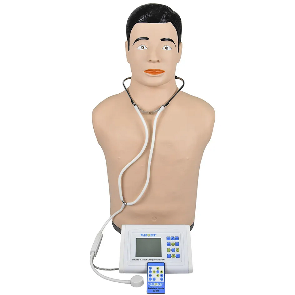 SIMULADOR DE AUSCULTA CARDIOPULMONAR - SD4040 - SDORF