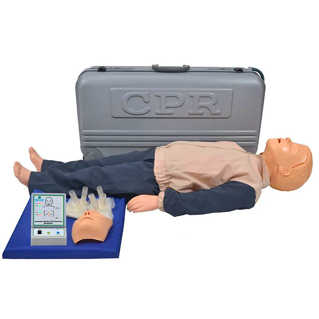 MANEQUIM INFANTIL P/ TREINO DE RCP - SD4002/INF - SDORF