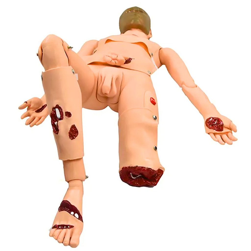 SIMULADOR TRAUMA BÁSICO ADULTO BISSEXUAL C/ ÓRGÃOS INTERNOS