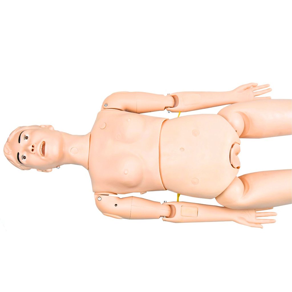 MANEQUIM ADULTO BISSEXUAL P/ CUIDADOS EM ENFERMAGEM - SDORF